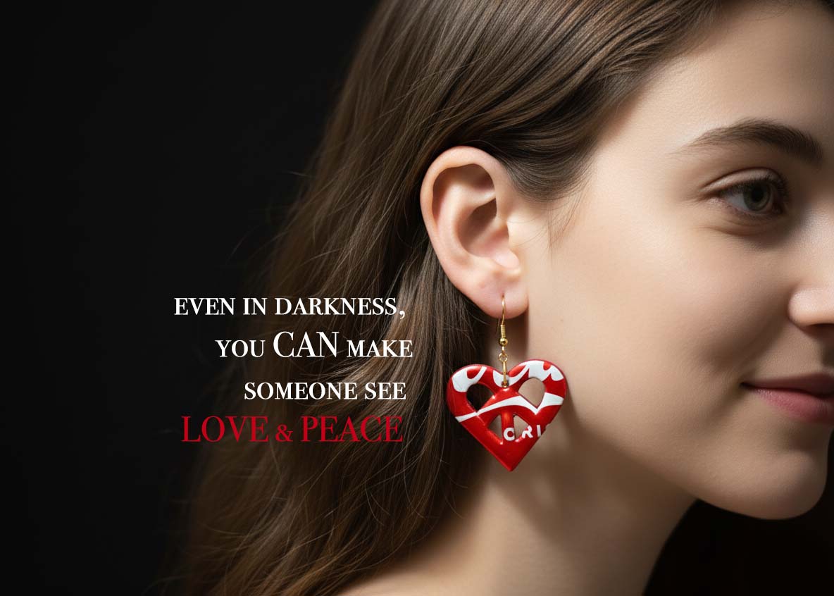 CAN L&P — Love & Peace Earrings